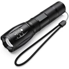 Torch Flashlight Zoomable Powerful 5W LED Zoomable Handheld Light Flashlight Waterproof LED Torch Flashlights