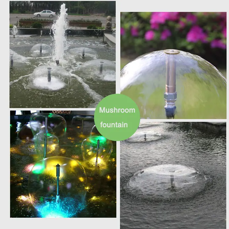 Wholesale Modern Stainless Steel Water Fountain Nozzle High Quality Brass Garden and Mushroom Fountain Fast Delivery manufacture