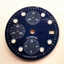 Logo Custom Super Luminous Enamel Three Eyes Watch Dial Parts