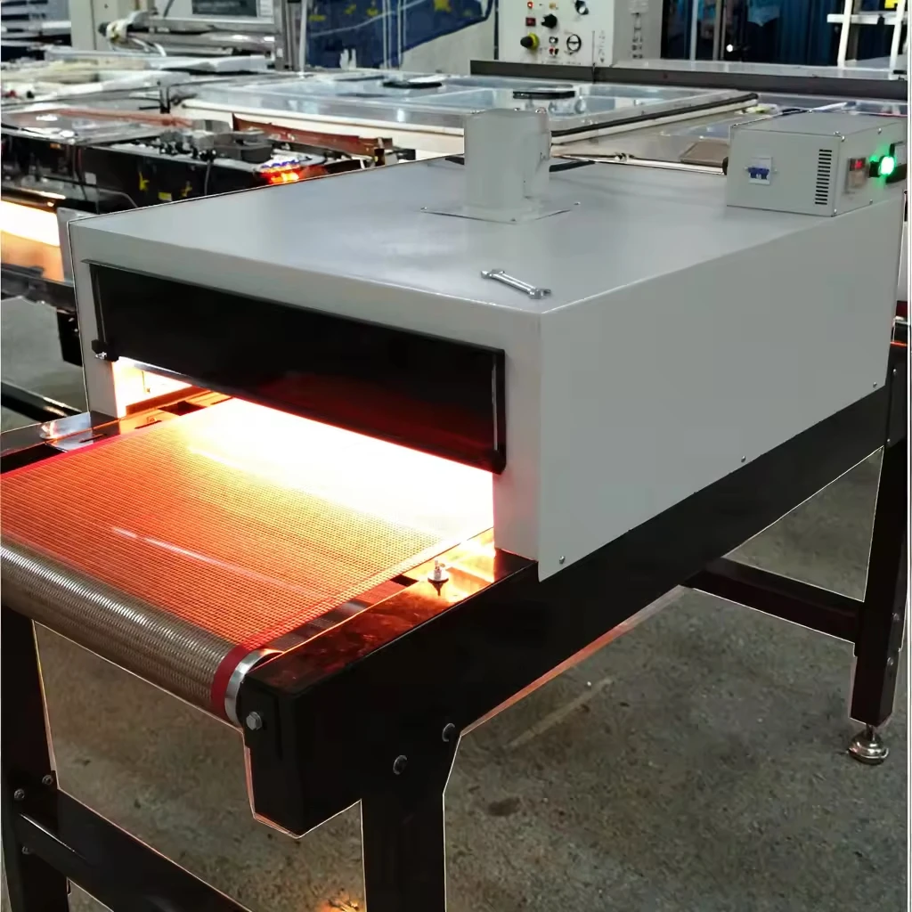product screen printing conveyor dryer tunnel type conveyor belt drying machine for t shirt ink drying machine-4