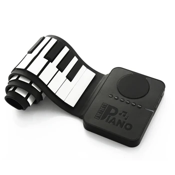 Digital Roll Up Mini Keyboard Small Usb Silicon Portable Children Baby Toy Piano