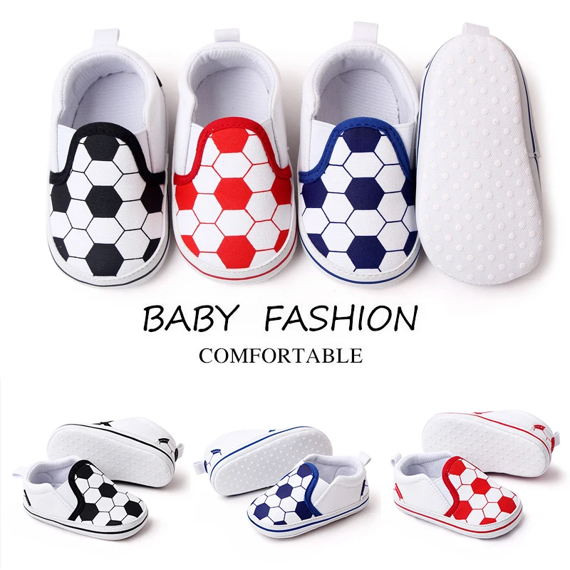 Spring and Autumn Football Color Shoes Soft Soled Baby Baby Walking Shoes for Boys and Girls manufacture