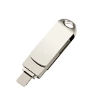 2 Usb Flash Drive Usb Drive 64gb Wholesale Factory Price 2 In 1 OTG Memory Stick Pendrive USB Flash Drive 64GB