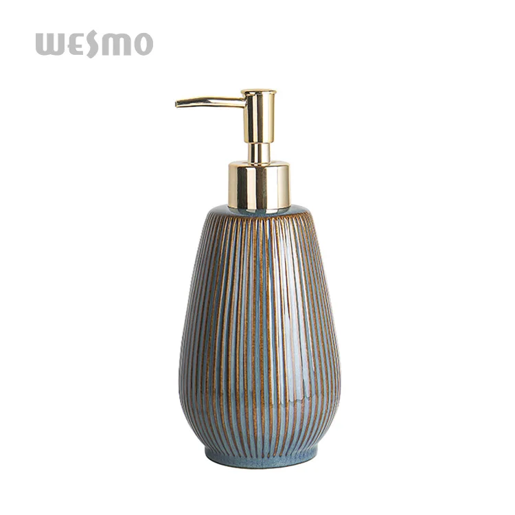 Luxury Ceramic Household Soap Dispenser And Toothbrush Holder Set Bathroom Accessories Set Dispenser