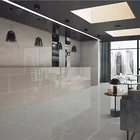 Gray Foshan 60x60 Glossy Pure Color Ceramica Piso Porcelanato Gray Floor Tiles
