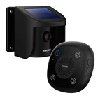 Kerui Alarm Solar Driveway Alarm System Motion Detection And Long Range 1500ft Burglar Alarm Wireless Outdoor