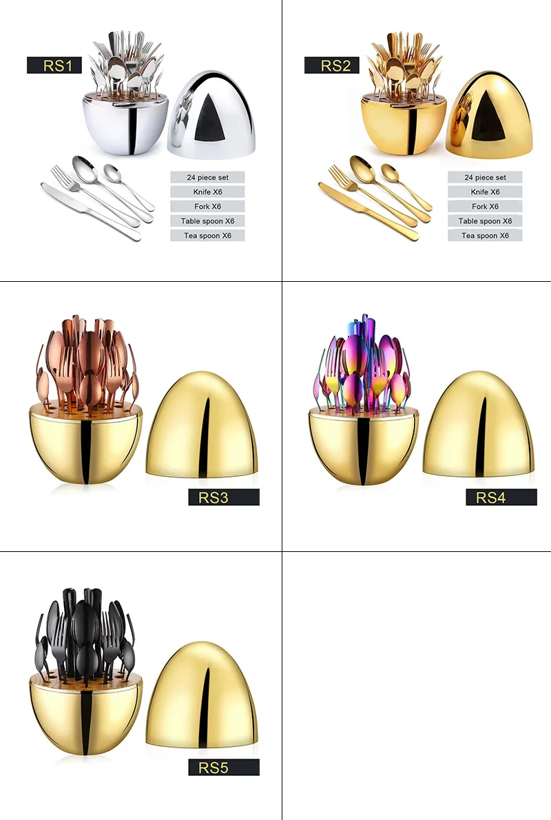 Knife Fork Spoon Travel Cute Cutlery Set Kitchen Organiser