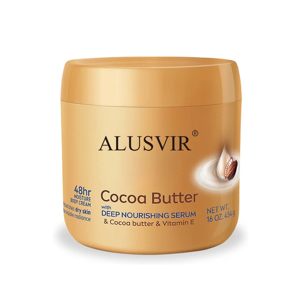 Natural Coconut Butter 48 Hr Moisturizing Deep Nourishing Dry Skin Body Lotion Whipped  Body Butter Cream Oem Private Label
