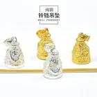 Wholesale Traditional Ancient Dragon Design Pure Copper Metal Crafts Pendant Accessories Small Bell