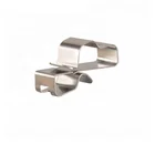 Metal Wire Clips Metal Wire Clip Custom Sheet Metal Stamping Snap-on Wire Clips