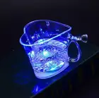 Heart Led Flash Heart Various Style Creative Plastic Heart Shaped Led Flash Cup Bar Induction Luminous Cup
