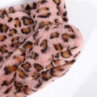 Faux Fur Ladies Scarves Eternity New Fashion Wholesale Custom Faux Fur Leopard Print Scarf For Women