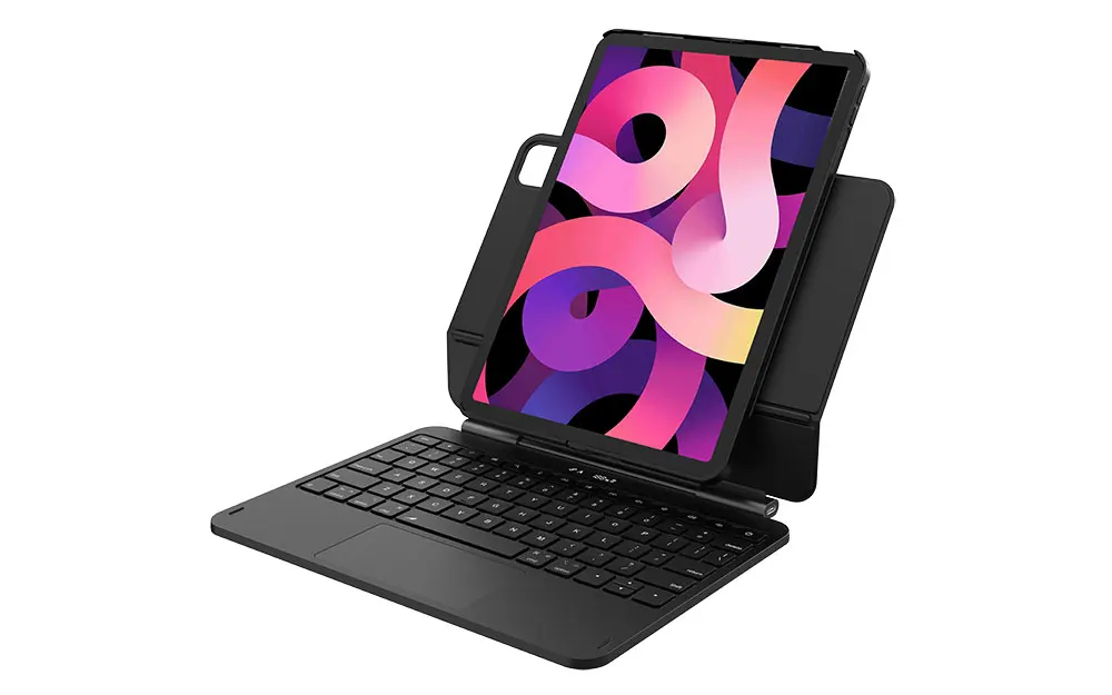 product laudtec type c detachable versatile magic keyboard case 2 in 1 portrait landscape fast charge for ipad 10th pro 11 air 13 pbk341-8