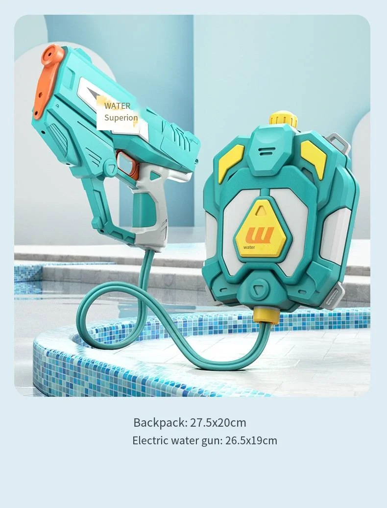 Outdoor Garden Electric Water Gun Backpack Toy Remote Spray Continuous