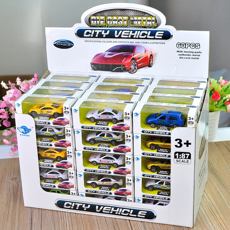 New Design Metal Car Model Kids Multiple Styles Mini Die Cast Car Toy