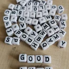 Letter Beads Wholesales 3oz Alphabet Letter Beads 11mm Plastic Beads For Jewelry Making Acrylic Beads Kids Toys