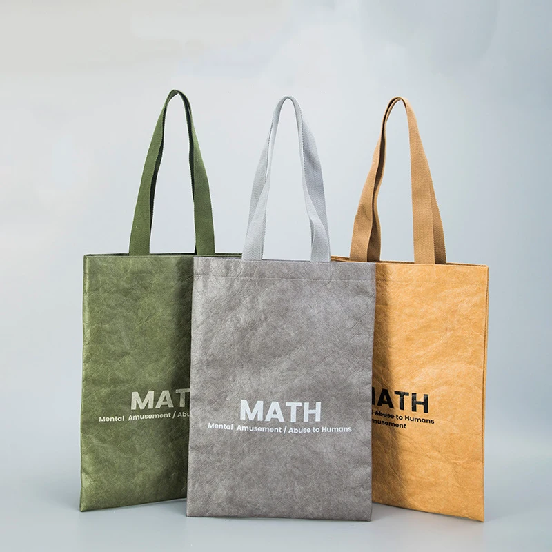 ISO BSCI Factory Eco-Friendly Custom Reusable Tote Tyvek Bag Recyclable Paper Shopping Bag Promotional details