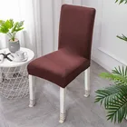 Hot Sale Stretch Spandex Waterproof Green Plain Dyed Chair Covers For Restaurant Dining Room