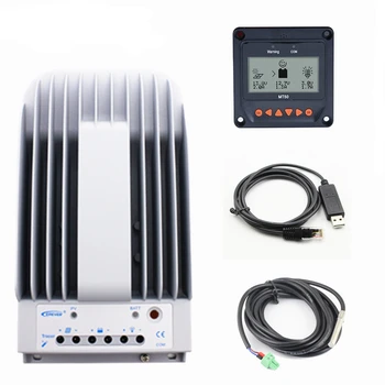 Epever Mppt Laderegler A Solar Panel Controller Mt Remote Meter