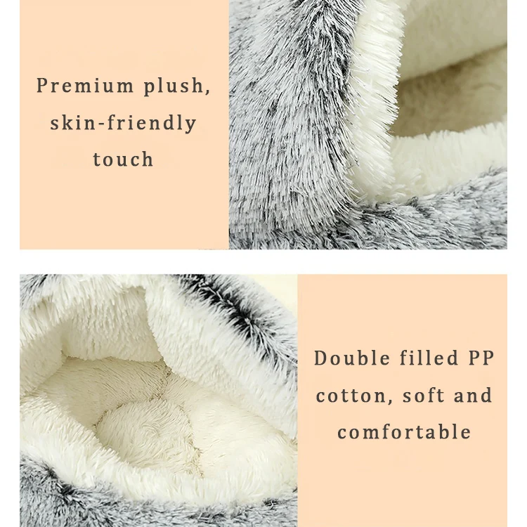 product wholesale custom pet bed warm plush sustainable dog bed removable memory foam pet mat cat bed-51