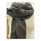 Long Factory Direct Sales Green 100% Wool Soft/Warm Long Scarf For Autumn And Winter