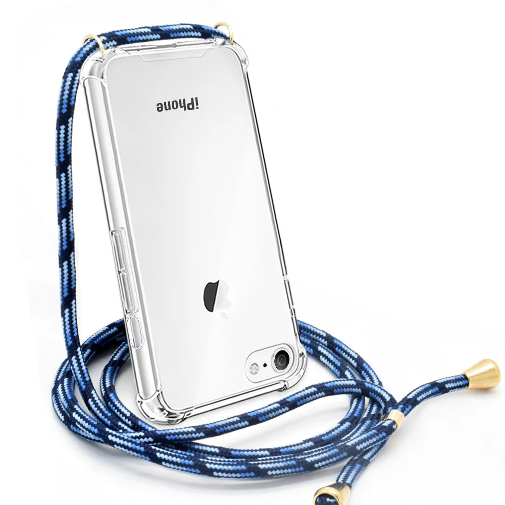 High Quality New Product Neck Strap Lanyard Cell Phone Case With Long Rope Bodycross Cord For Iphone Lanyard Handyhulle