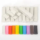 No-toxic Cheap Price 12 Colors Plasticine Modeling Clay Slime Play Plasticine Clay Tool