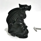 Obsidian Carved Obsidian Hot Sale Wholesale Reiki Gemstone Natural Hand Carved Obsidian Dragon Skulls