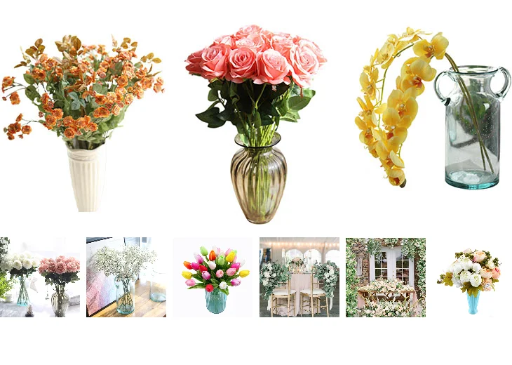 56cm Modern Artificial Latex Silk Flower Real Touch Peony For Table