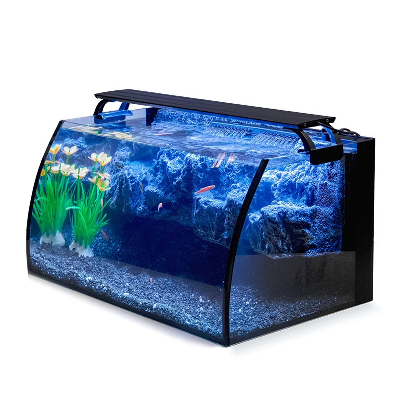 Amazon Top Sale Aquarium Tank 8 Gallon Home Pet Fish Tank With 18w Aquarium Led Light 7w 110gph Internal Power Filter Pump - Buy Amazon Sale Aquarium Tank,Home Pet Fish Tank