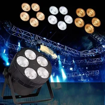 Hot Selling High-Performance Led Stage Lighting Professional Blinders 250w 5*50w Led Par Can Warm Cool White Lights