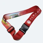 custom lanyard logo adjustable luggage strap luggage belts