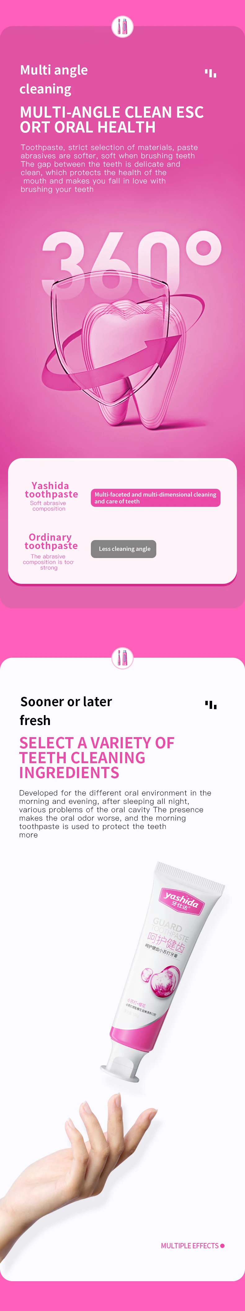 product wholesale yashida tooth protecting baking soda sakura toothpaste breath oral care toothpaste-9