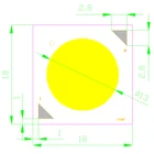 Bridgelux Led Bridgelux Led Bridgelux LED Chip 10W 20W 30W AC COB LED Module Driverless Cob Led