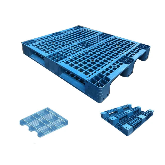 Manufacture Cheap HDPE Euro Large 1200X1000 Stackable Recyclable Heavy Duty Warehouse Rack Storage Grid plastic pallet