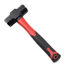 Face Hammer Hammer Quality Factory Carbon Steel Double Face Sledge Hammer With Fiberglass Handle