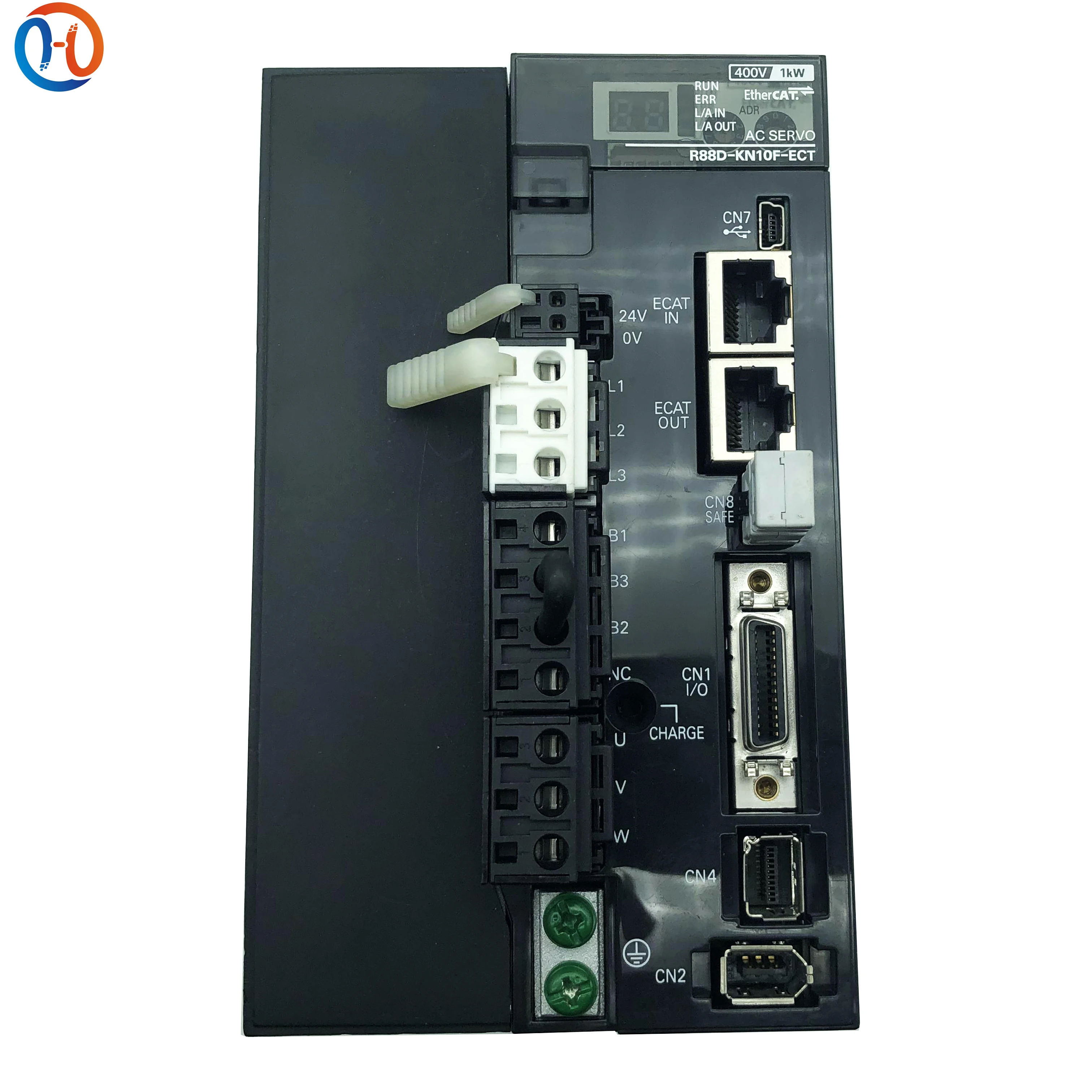 new original omron r88d servo drive built with ethercat communication it ensures high precision motion control and rapid response equipped with multi protection design it stably drives servo motors for industrial automation and precision positioning-2