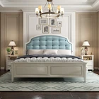 Leather Bed Solid Wood Storage Bed Custom Bedroom Furniture Solid Wood Leather Bed Frame With Storage Modern