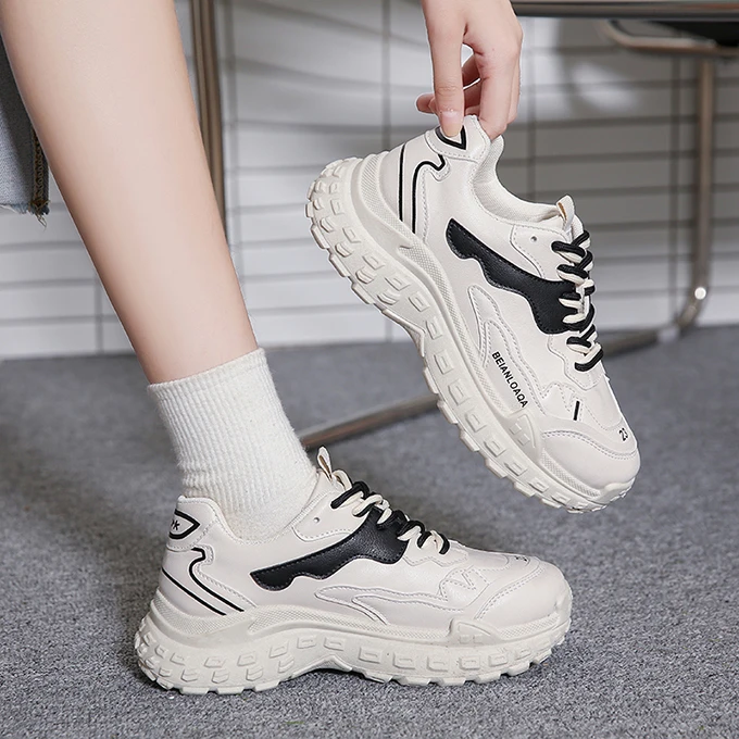 Women's Leisure Walking Style Shoes Luxury Designer Sneakers For Ladies Buy Leisure Sneakers,Women Casual Shoes,Women Product