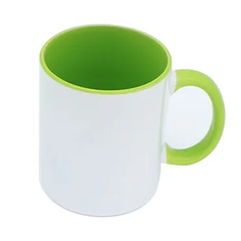 2024  Hot  sale  double color coated cup color sublimation cup heat transfer mugs