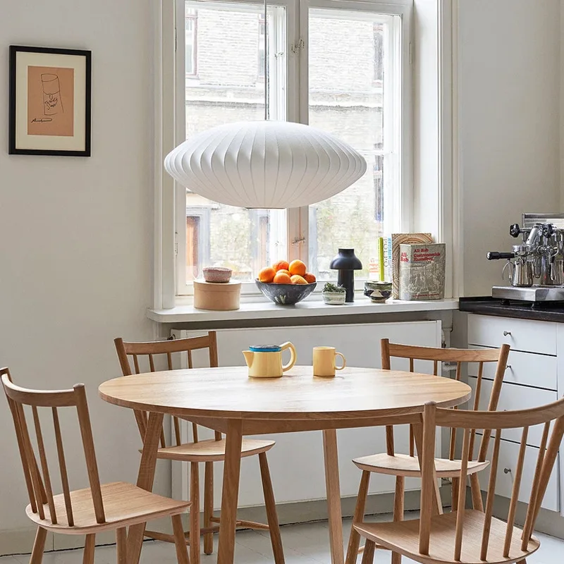 Restaurant Hotel Home deco Handmade light Fancy White Silk Skin Lantern Cocoon pendant light