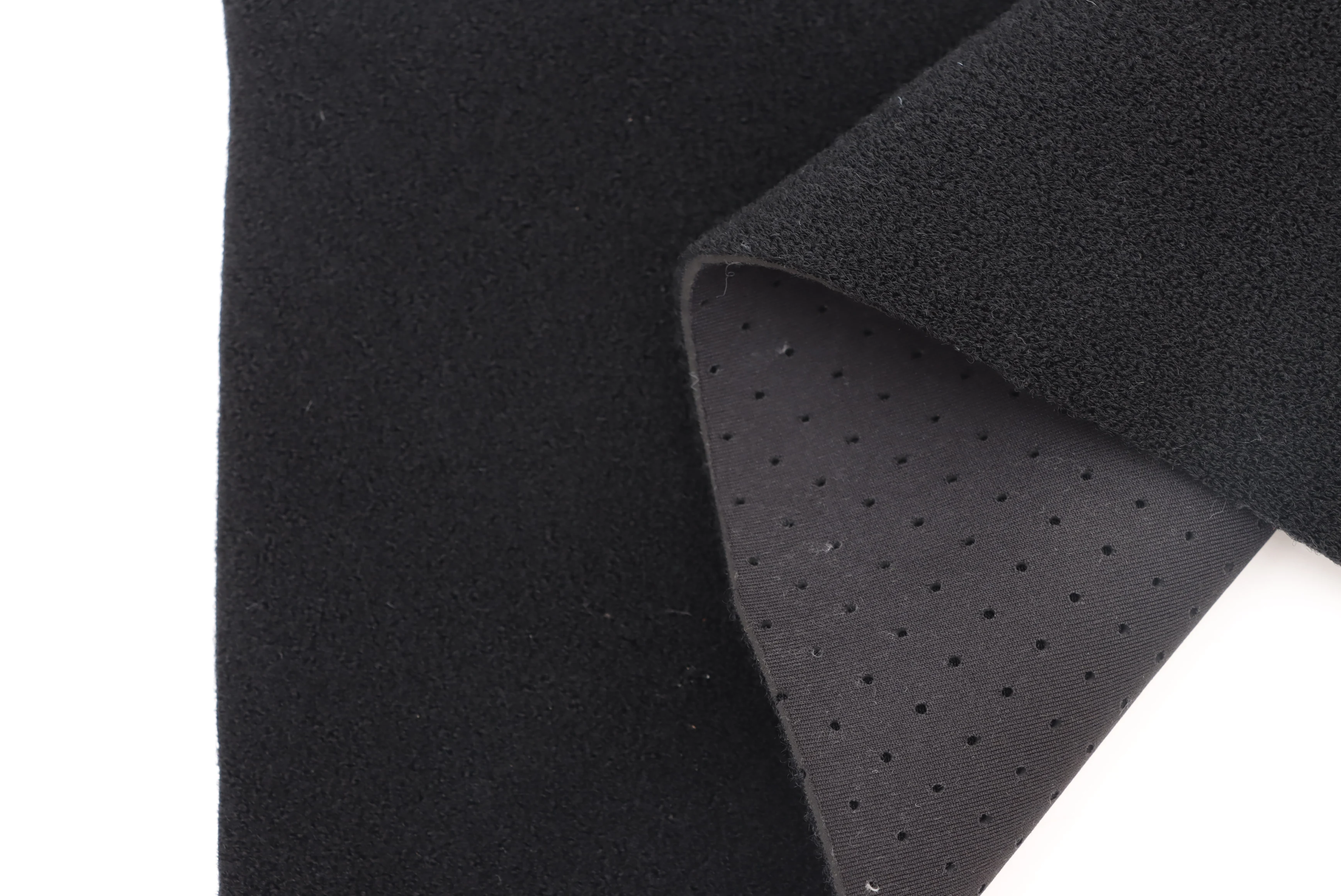 Quality SBR Chloroprene Rubber Composite Fabric OK Foam Laminated Fabric with velcro Used for Sports Protective Fabric Buckle supplier