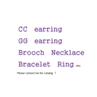 Earrings Gold Plated Luxury 925 Needles Diamond Designer Cc Brand Jewelry Hoop Earrings