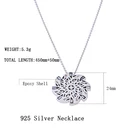 Wholesale Necklace Wholesale Fashion Boutique Women Necklace 925 Silver Shell Multi Color Windmill Necklace For Women Gift