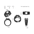 Zircon Men Wedding Ring CAD CUSTOM Black Plated Engagement Zircon 925 Sterling Silver Wedding Ring For Men