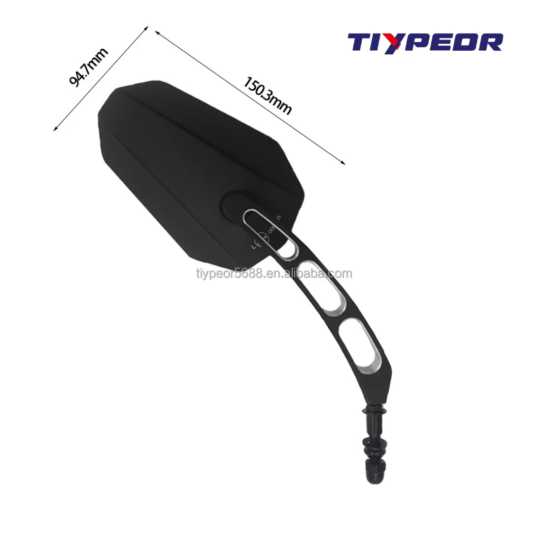 product tiypeor wholesale price universal motorcycle mirror rearview with e mark for scooter moped street bike back view mirror-3