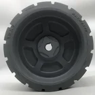 Wheel Gray Solid Rubber Tyre Wheel 15x5 Gray Color With Hub For Scissor Lift Boom Lift And Other High Working Platform