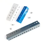 Perforated Angle Cheap Price Perforated Holes 38*38mm Equal Unequal Powder Coated Slotted Angle Steel Bars