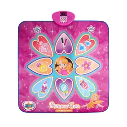 Baby Girls Rechargeable Musical Ballet Step Dancing Blanket Piano Dance Mat Toys For 3-12 Year Old Girls