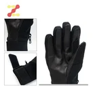 Leather Ski Gloves Manufacture Winter Gloves Soft Goatskin Leather Ski Snowboard Full Finger Gloves Custom Winter